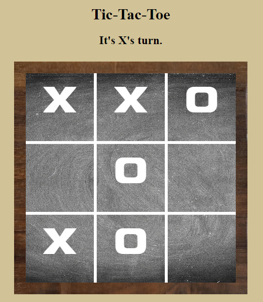 Preview image of tic-tac-toe game